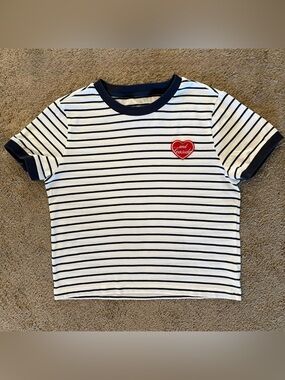 Balabala kid’s short-sleeve crewneck t-shirt size 10-12 (160/80A) Navy White